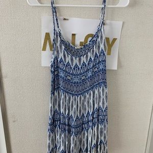 En Creme flowy blue dress